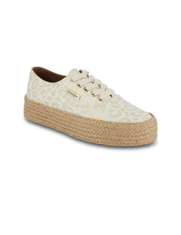 Tennis COSMIC PRINT (blanc / dor&eacute;)