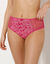 Culotte maxi dentelle coton impirmé Tropéa - lot de 4 (rose + jaune)