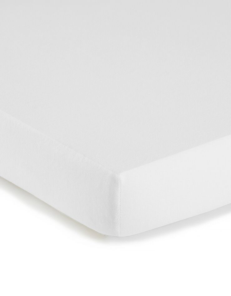 Protège-matelas molleton coton bio (blanc)