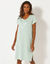 Chemise de nuit courte Oiseaux (tilleul)