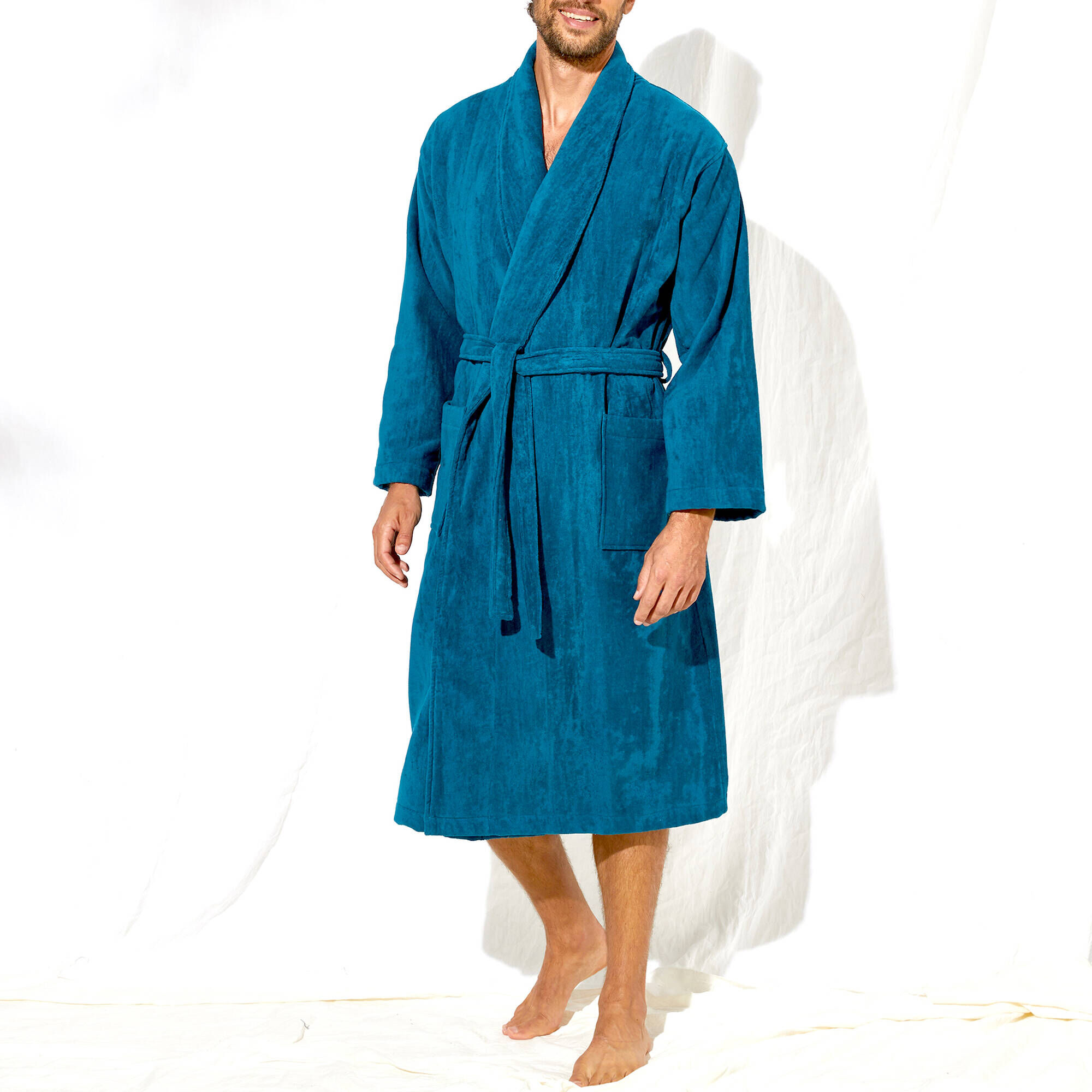Alpine Swiss Aiden Peignoir De Bain En Coton éponge Pour Homme Col Châle Robe De Spa En Velours, Gris, X-Large/XX-Large Dès 127,20 € - Sur