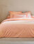 Linge de lit uni coton  (melon) Linge de lit uni coton  (melon)