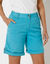 Bermuda uni longueur ajustable (turquoise)
