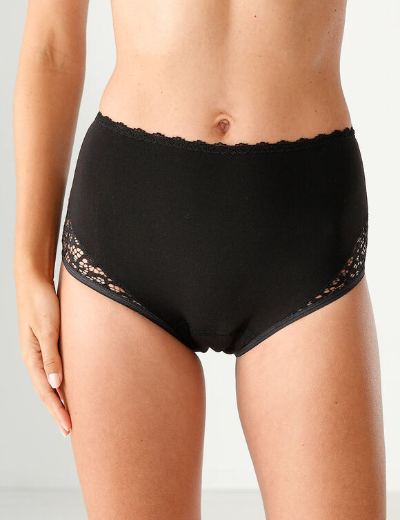 Culotte menstruelle jour et nuit - lot de 2 (noir)