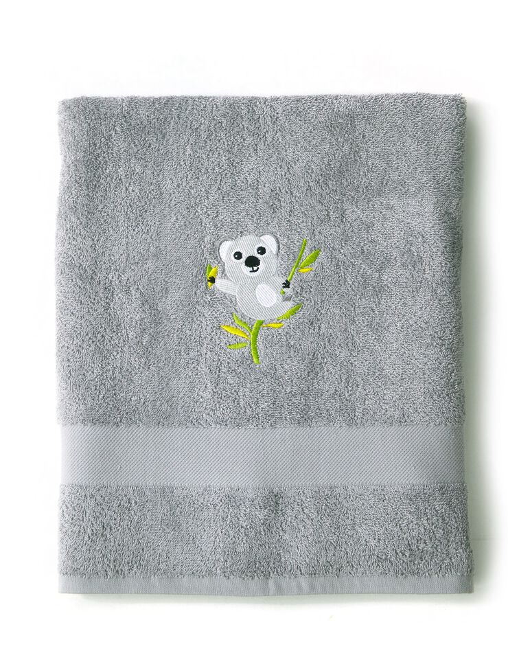 Collection éponge enfant brodée koala - 380g/m2 (gris)