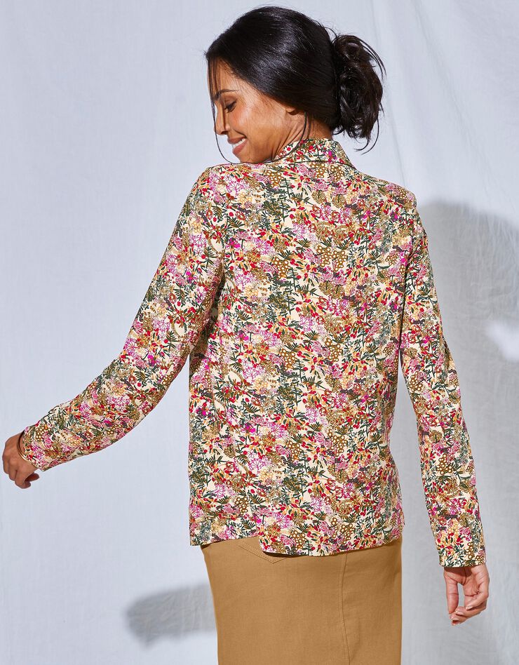 Veste fluide imprimée (havane) Veste fluide imprimée (havane)