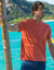 T-shirt col rond manches courtes - lot de 3 (orange + vert + jaune)