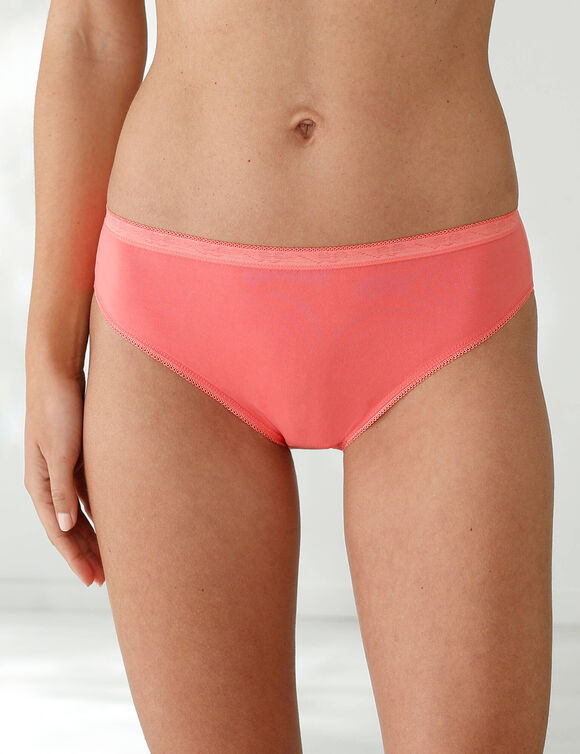 Culotte midi basique - lot de 3 (marine + corail + poudre)