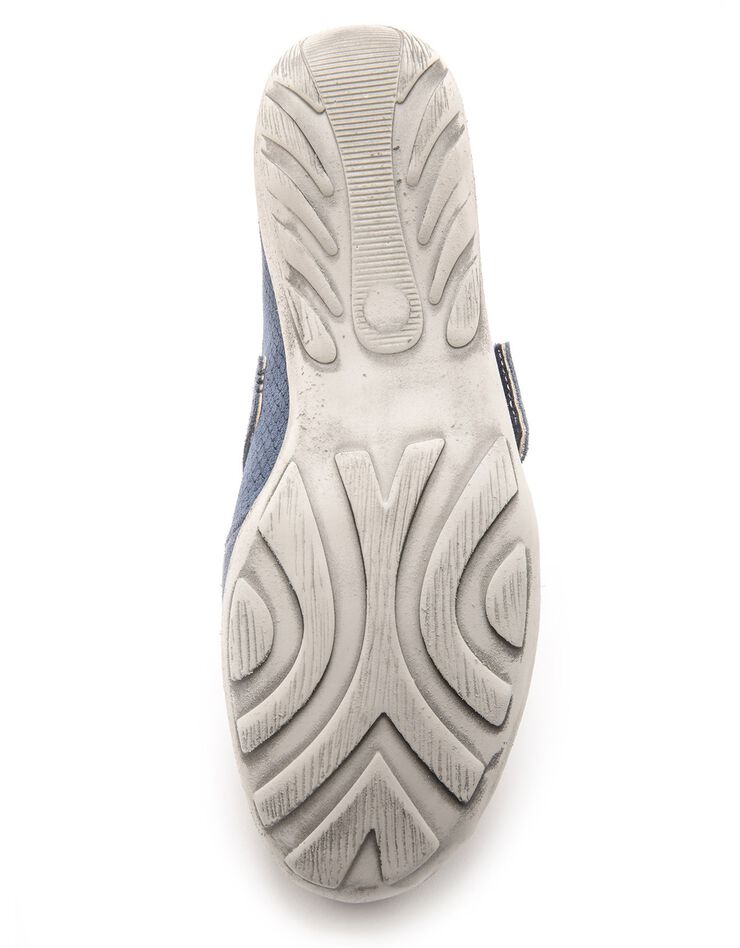 Salomés cuir extra souple grande largeur - marine (marine) Salomés cuir extra souple grande largeur - marine (marine)