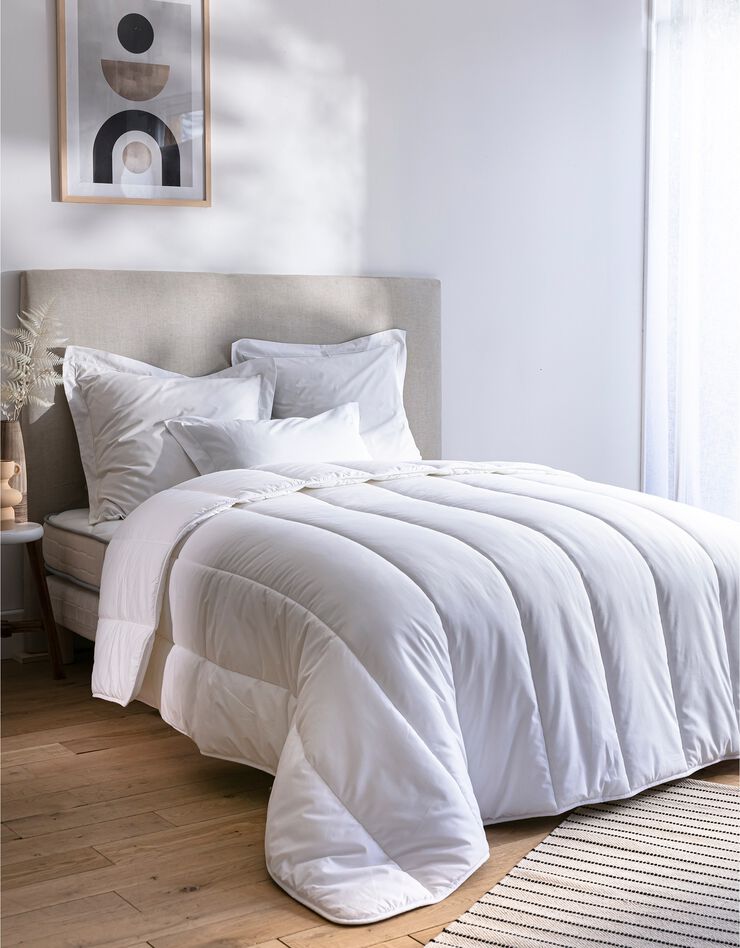 Couette chaude garnissage fibres recyclées 300g/m² (blanc)