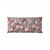 Long coussin déco coton imprimé tropical (terracotta)
