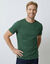 T-shirt col rond manches courtes - lot de 3 (noir + vert + tilleul)
