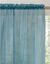 Panneau voile uni finition galon fronceur (bleu canard)
