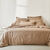 Linge de lit uni - polyester-coton 57 fils/cm&sup2; (gr&egrave;ge)