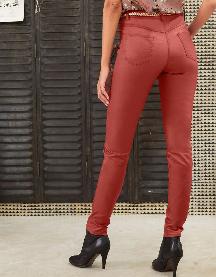 Pantalon enduit fuselé (tomette) Pantalon enduit fuselé (tomette)