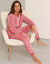 Pyjama en maille polaire texturée (rose)
