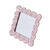 Cadre photo c&eacute;ramique carr&eacute; rose  (rose)