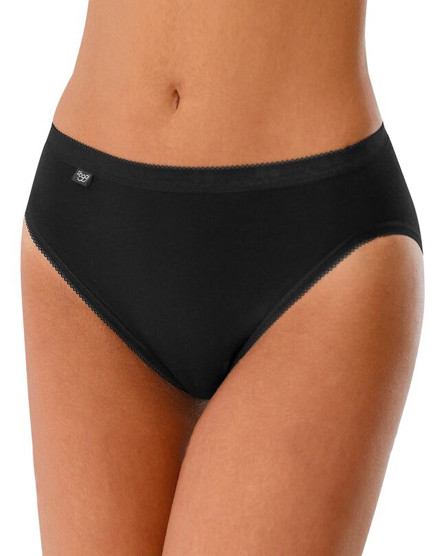 Culotte taï Basic+, lot de 3 achetées + 1 GRATUITE (1) (noir)