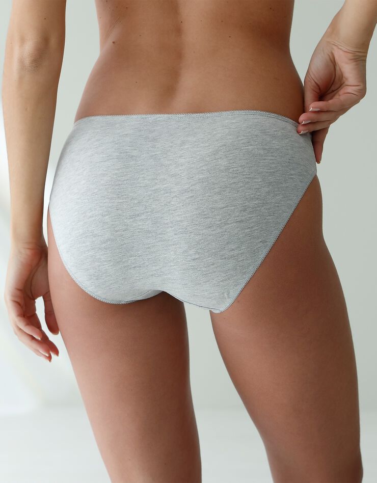 Slip coton imprimé "bicyclette" - lot de 4 (marine / rose) Slip coton imprimé "bicyclette" - lot de 4 (marine / rose)