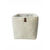 Panier rangement carré en bouclette sherpa (ivoire)