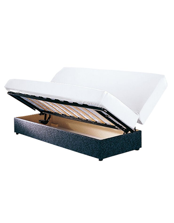 Protège-matelas tête et pieds relevables molleton absorbant irrétrécissable (blanc)