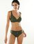 Soutien-gorge forme emboîtante uni et imprimé tachiste Tropea avec armatures - lot de 2 (kaki + tilleul)