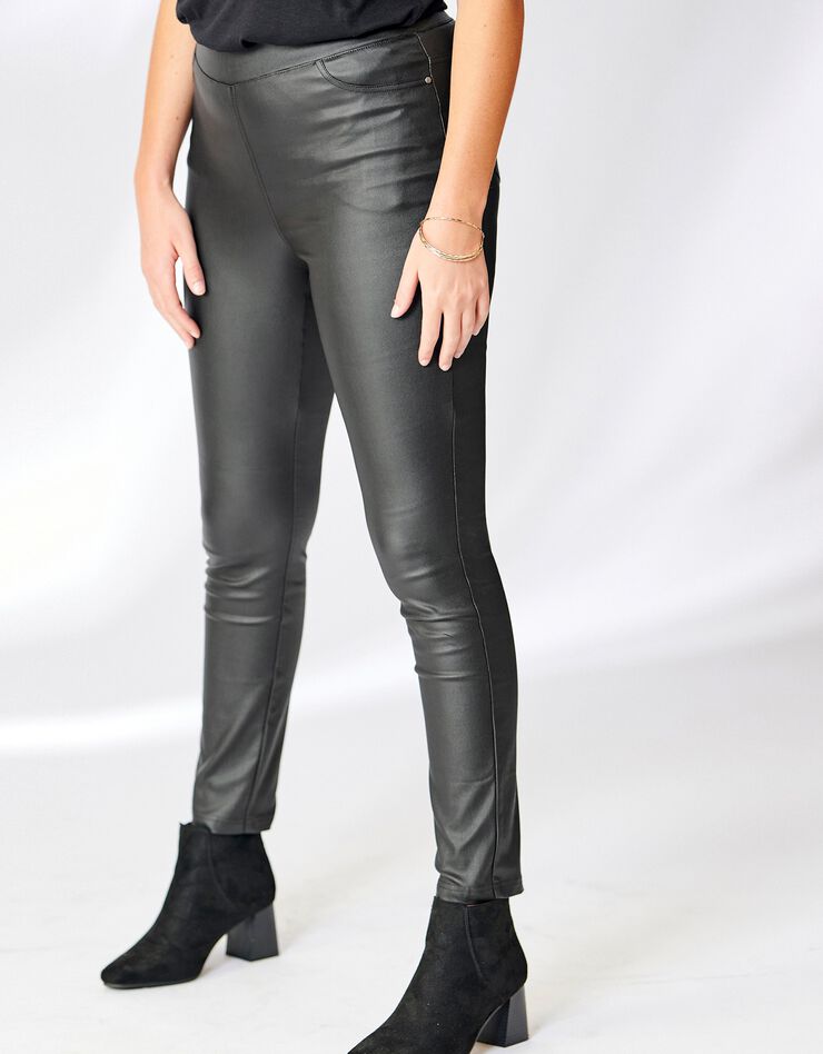 Jegging enduit stretch (noir) Jegging enduit stretch (noir)