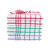 Torchons métis carreaux - Lot de 6 ou 12 (bleu + rouge + vert)