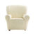 Housse gaufrée bi-extensible canapé fauteuil accoudoirs (beige)