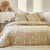 Linge de lit Mahe en coton imprimé ethnique  (beige)