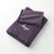 Serviettes de bain finition broderie fantaisie personnalis&eacute;es - 420g/m2 (aubergine)