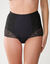 Gaine affinante plastron dentelle - maintien  (noir)
