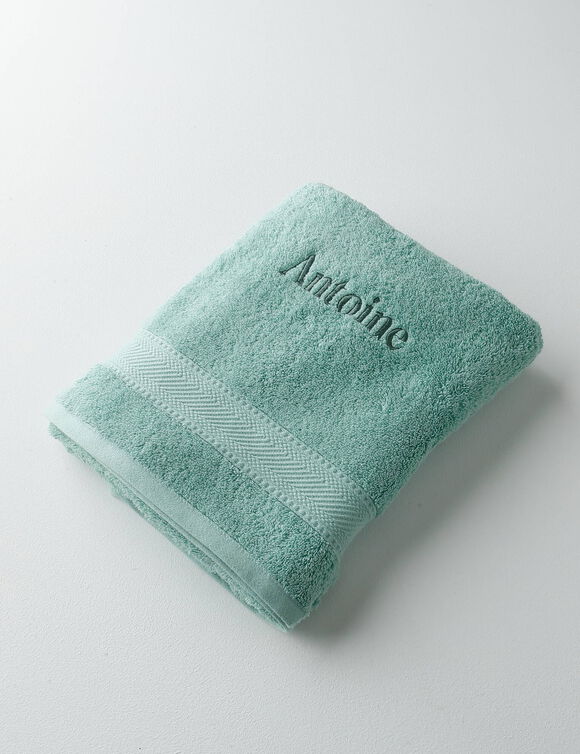 Collection serviettes de bain personnalis&eacute;es - confort moelleux 540 g/m&sup2; (amande)