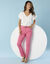 Pantalon droit, Spécial Petites (rose foncé)