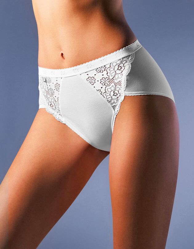 Culotte midi Chic, lot de 3 achetées + 1 GRATUITE (1) (rose)