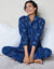 Pyjama pilou imprimé "étoiles"  (marine)