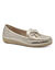 Mocassins cuir métallisés (doré)