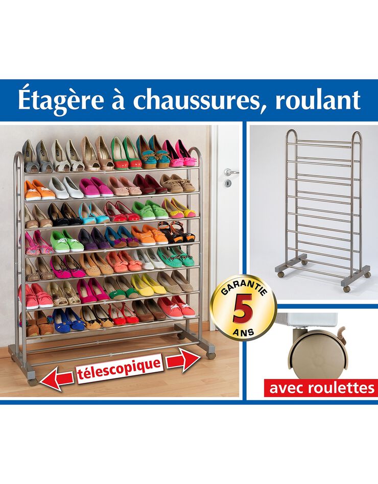 Etagère chaussures (marron)