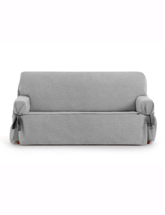 Housse fauteuil et canap&eacute; "Valentina" (gris clair)