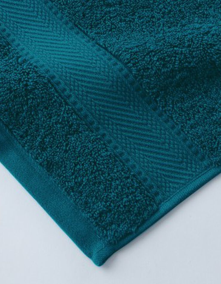 Éponge unie 540g/m2 confort luxe (bleu paon) Éponge unie 540g/m2 confort luxe (bleu paon)