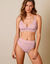 Soutien-gorge forme triangle bonnets moulés Paia- sans armatures (rose grisé)