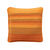 Housse coussin multicolore coton tissage artisanal - lot de 2 (orange)