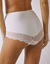 Culotte taille haute microfibre et dentelle - sculptante (nude)