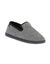 Pantoufles style charentaises dessus chevrons (gris foncé) Pantoufles style charentaises dessus chevrons (gris foncé)