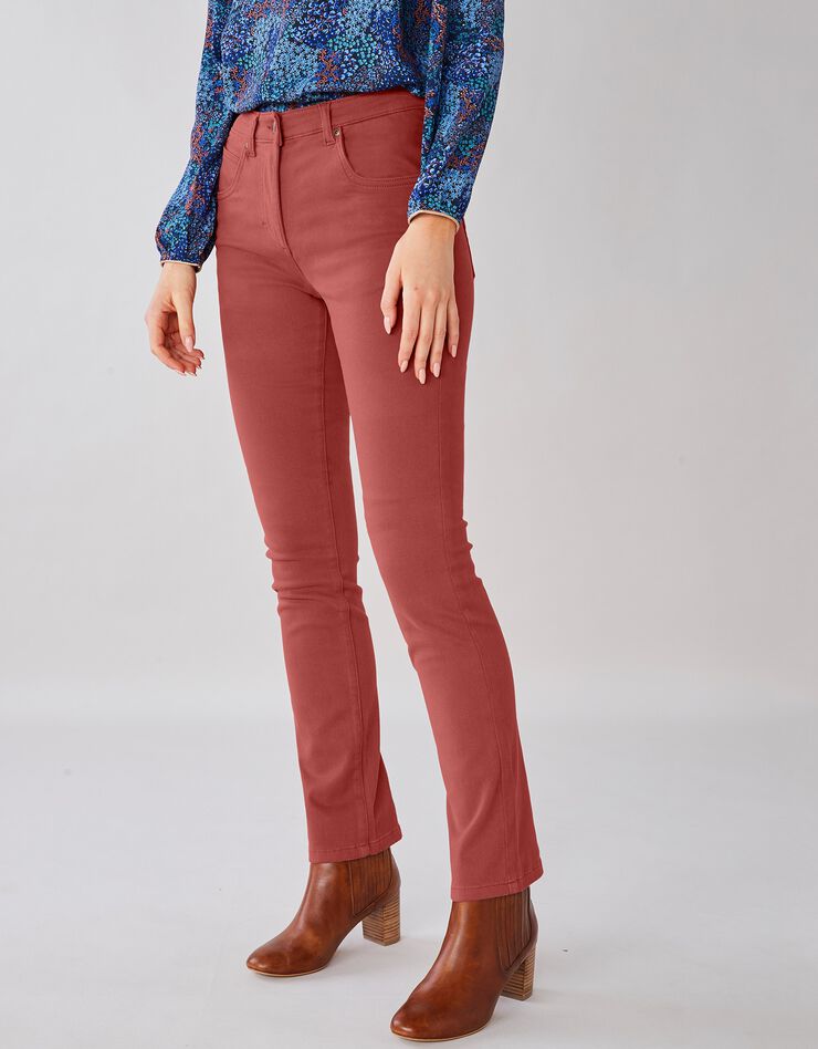 Pantalon sculptant coupe 5 poches (tomette)