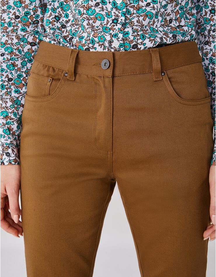 Pantalon bootcut 5 poches (noisette) Pantalon bootcut 5 poches (noisette)