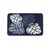 Tapis de bain motif jungle (bleu)
