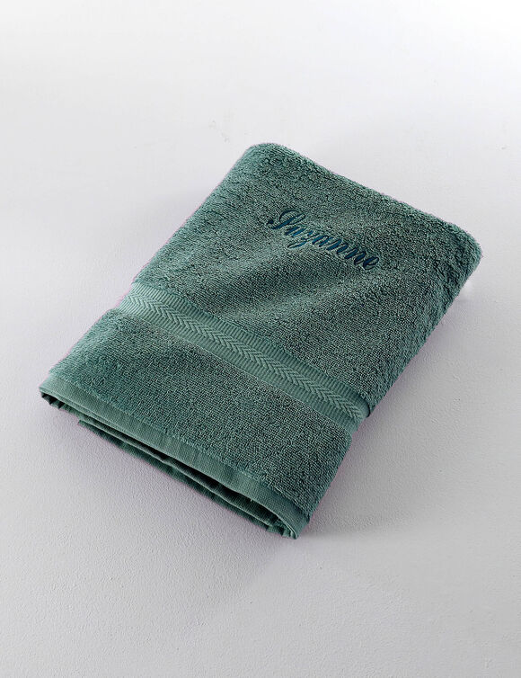 Collection serviettes de bain personnalisables confort moelleux (eucalyptus)