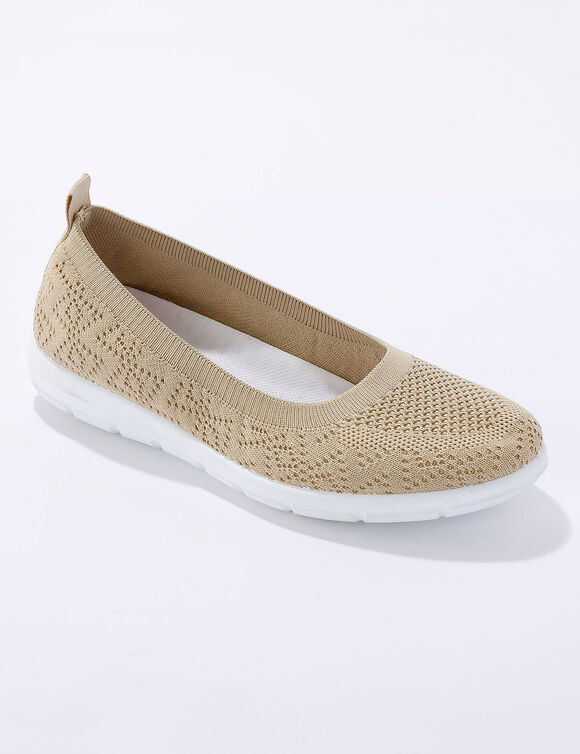 Ballerines mesh ultra l&eacute;g&egrave;res (beige)