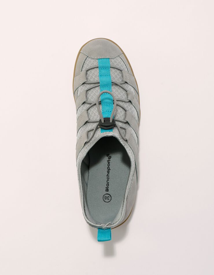 Sneakers détente en mesh à lacets élastiques (gris) Sneakers détente en mesh à lacets élastiques (gris)